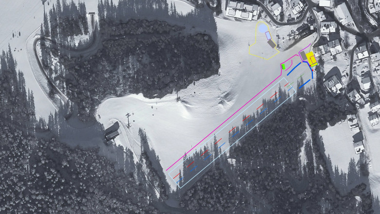 Parallelslalom Orthofoto